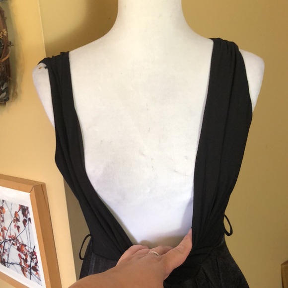 EVAN PICONE size 8 Wrap Vneckline Pleated Organza-like Skirt Party Cozy Comfort - Picture 5 of 16